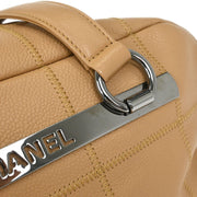 Chanel Beige Calfskin Wild Stitch Choco Bar Handbag 154494