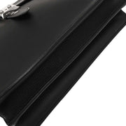 Hermes Black Taurillon Clemence Sac a Depeches DPLG Handbag  Square:F M.U 154498