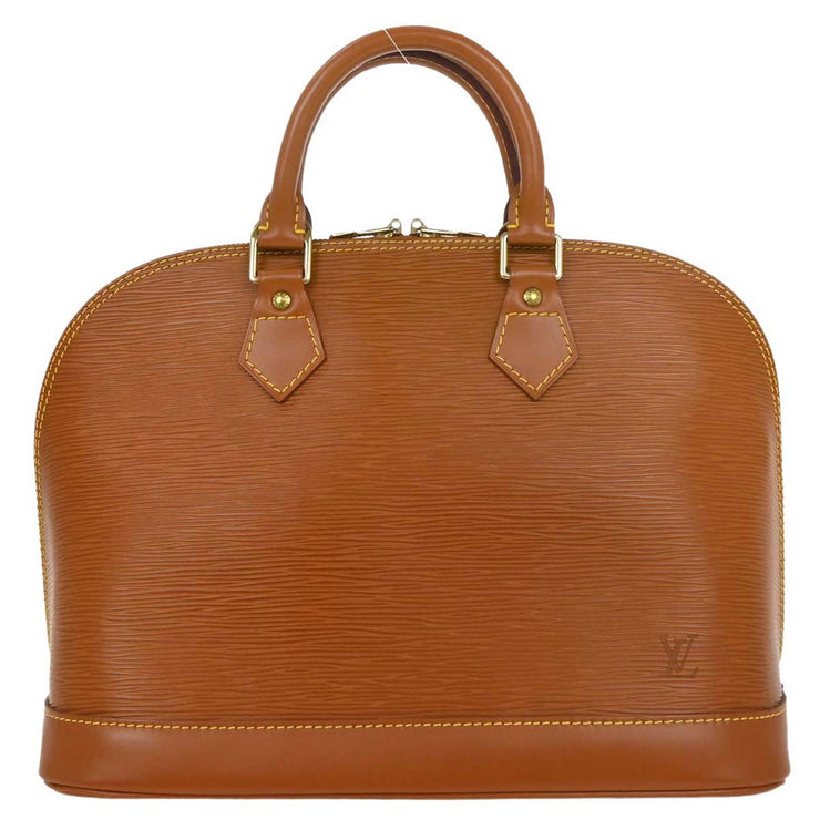 Louis Vuitton Brown Epi Alma Handbag M52148 AR1907 154500