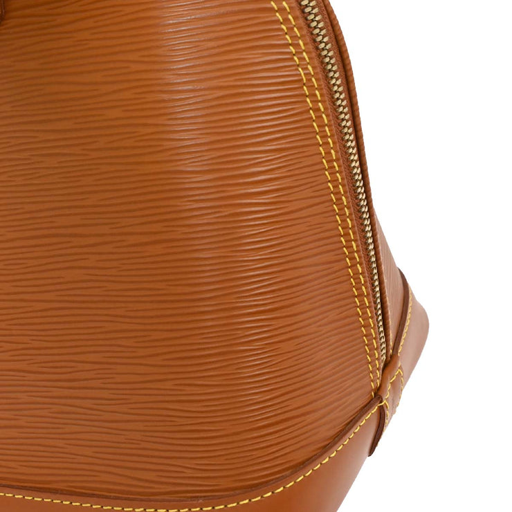 Louis Vuitton Brown Epi Alma Handbag M52148 AR1907 154500
