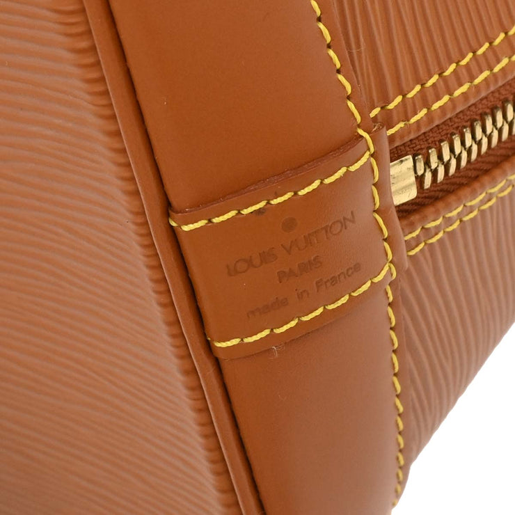 Louis Vuitton Brown Epi Alma Handbag M52148 AR1907 154500