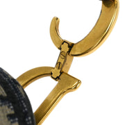 Christian Dior Navy Oblique Trotter Saddle Handbag 28-MA-1129 154501