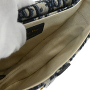 Christian Dior Navy Oblique Trotter Saddle Handbag 28-MA-1129 154501