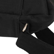 Hermes Black Toile Chevrons Acapulco Besace MM Shoulder Bag 154503