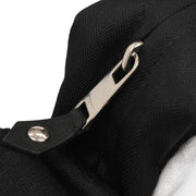 Hermes Black Toile Chevrons Acapulco Besace MM Shoulder Bag 154503