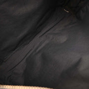 Hermes Black Toile Chevrons Acapulco Besace MM Shoulder Bag 154503