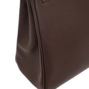 Hermes Chocolat Epsom Kelly 25 Retourne 2way Handbag  Square:M 4 154504