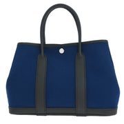Hermes Navy Toile Officier Negonda Garden Party 30 TPM Tote Bag VP Square:R 154506