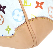 Louis Vuitton White Monogram Multicolor Courtney MM M45641 TH2049 154507