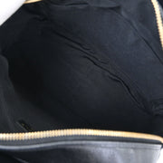 Chanel Black Calfskin Petite Timeless Tote PTT Chain Handbag 154512