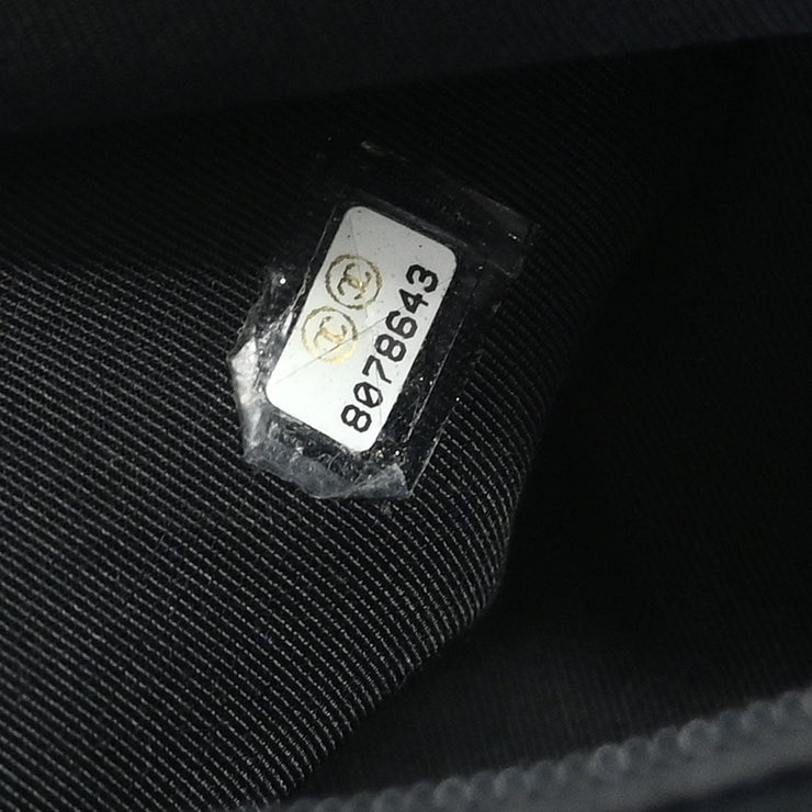 Chanel Black Calfskin Petite Timeless Tote PTT Chain Handbag 154512