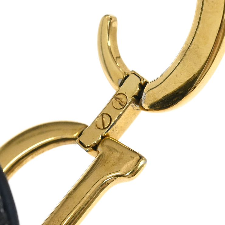 Christian Dior Navy Oblique Trotter Saddle Handbag 05-RU-0188 154515