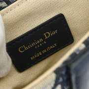 Christian Dior Navy Oblique Trotter Saddle Handbag 05-RU-0188 154515