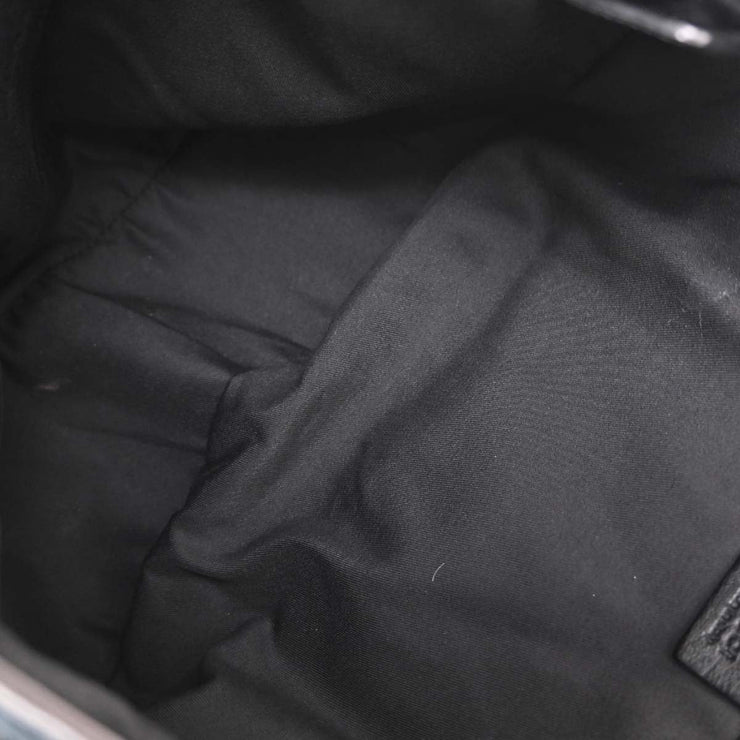 Gucci Black Canvas GG Horsebit Handbag 162900 002122 154522