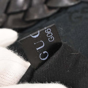 Gucci Black Canvas GG Horsebit Handbag 162900 002122 154522