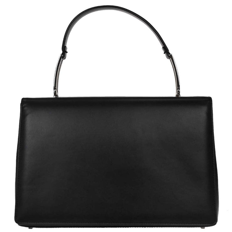 Salvatore Ferragamo Black Leather Handbag AQ-21 9311 154525