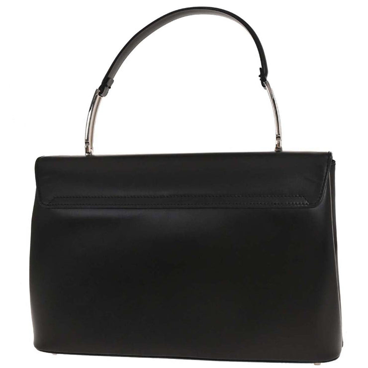 Salvatore Ferragamo Black Leather Handbag AQ-21 9311 154525