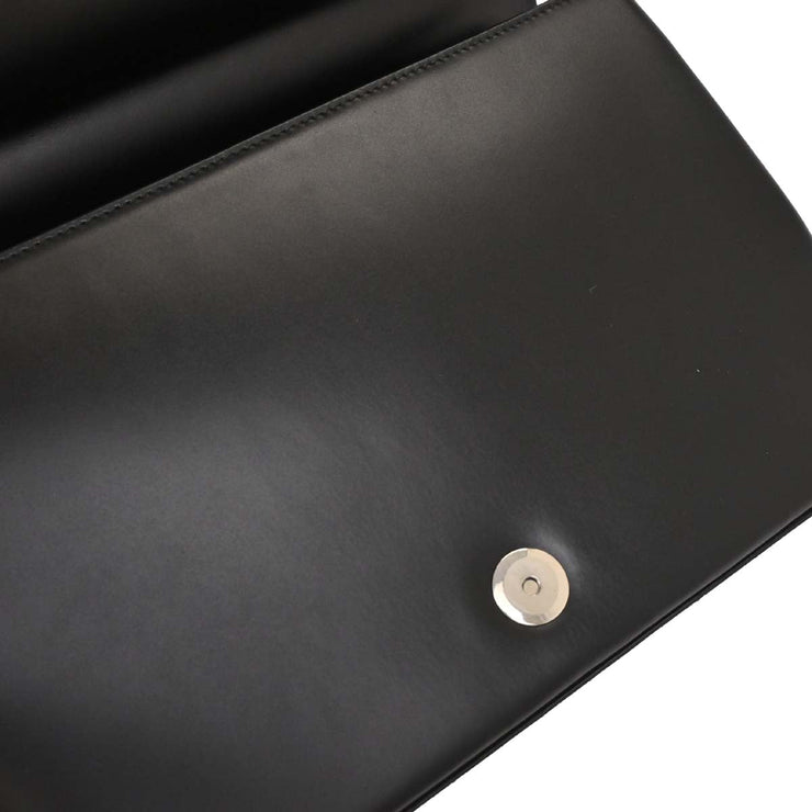 Salvatore Ferragamo Black Leather Handbag AQ-21 9311 154525