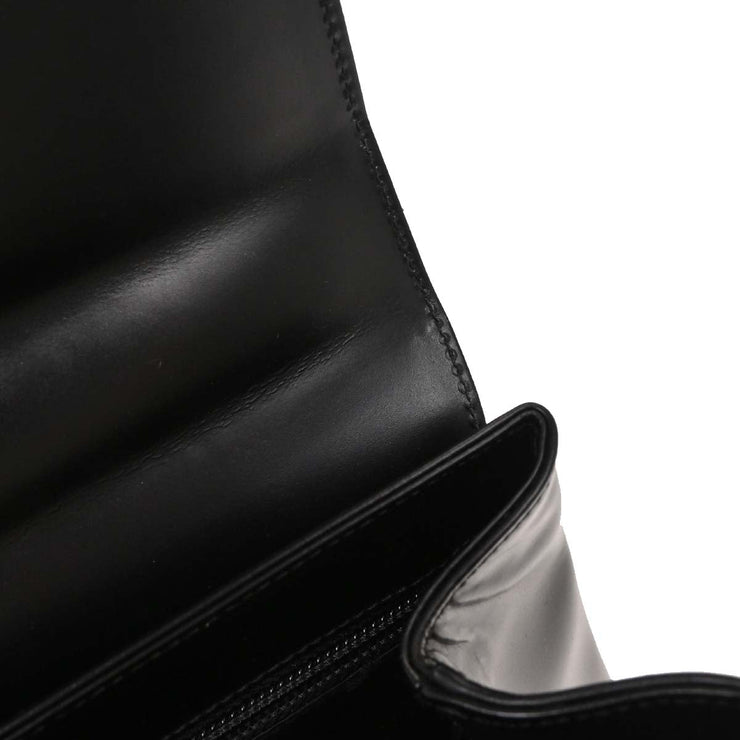 Salvatore Ferragamo Black Leather Handbag AQ-21 9311 154525