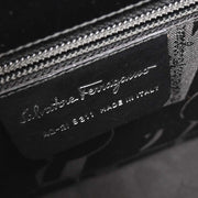 Salvatore Ferragamo Black Leather Handbag AQ-21 9311 154525