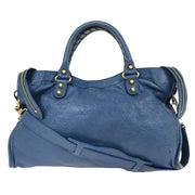 Balenciaga Blue The Giant City 2way Handbag 281770.4230.G.528147  154528
