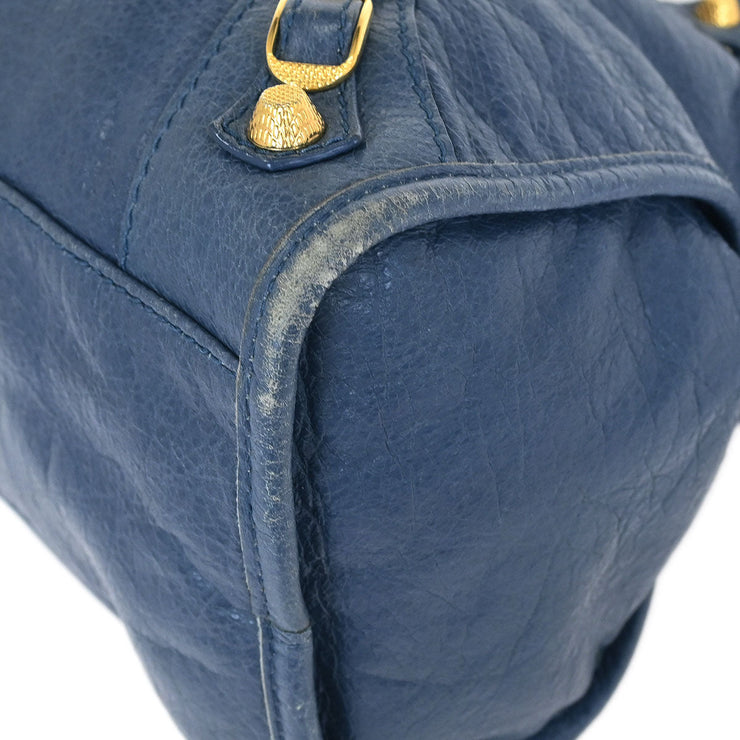 Balenciaga Blue The Giant City 2way Handbag 281770.4230.G.528147  154528