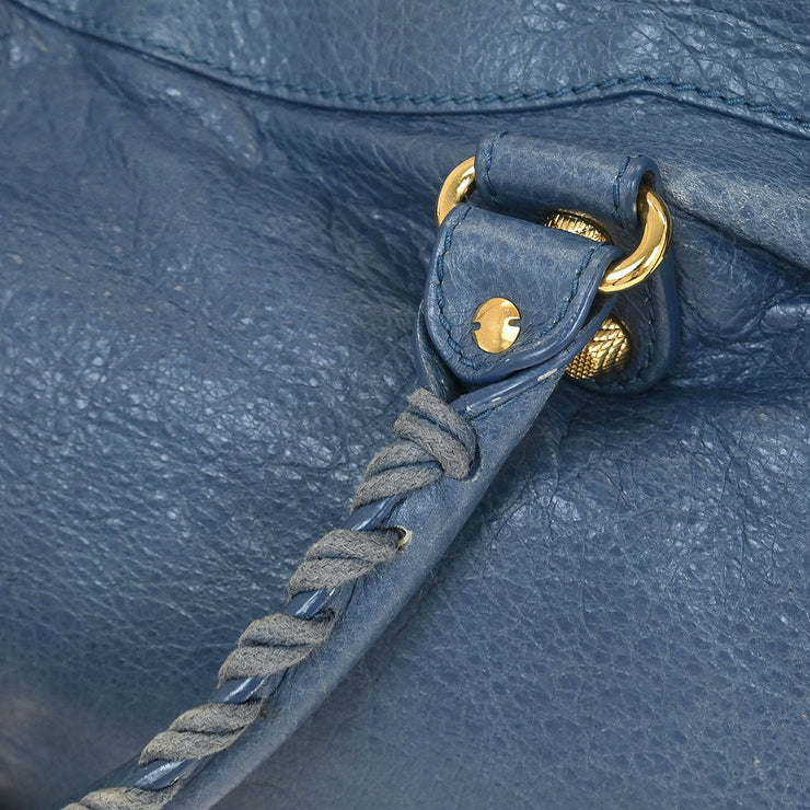 Balenciaga Blue The Giant City 2way Handbag 281770.4230.G.528147  154528