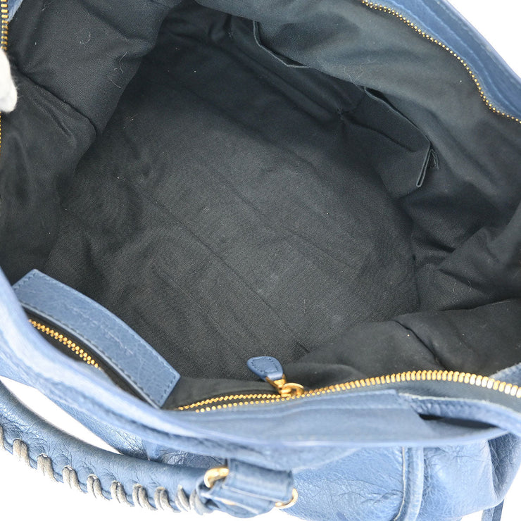 Balenciaga Blue The Giant City 2way Handbag 281770.4230.G.528147  154528