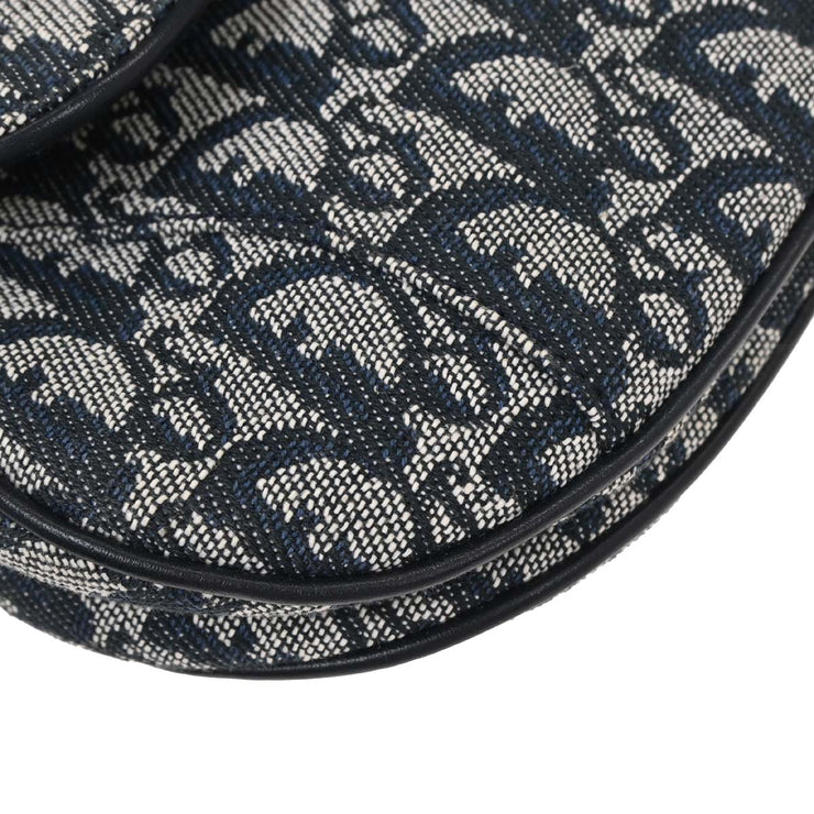 Christian Dior Navy Trotter Double Saddle Handbag RU0092 154530