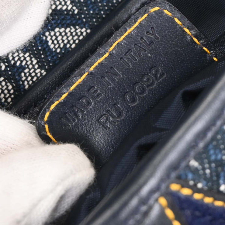 Christian Dior Navy Trotter Double Saddle Handbag RU0092 154530