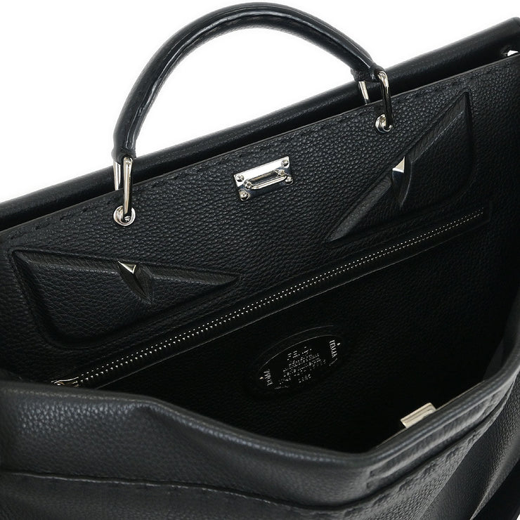 Fendi Black Peekaboo Fit Monster 2way Handbag 7VA383-8KL-178-0501 154540