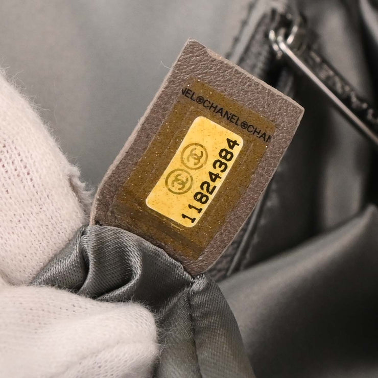 Chanel Black Satin Mademoiselle Chain Handbag 154541