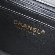Chanel Black Embossed Leather Mademoiselle Lock Graffiti Shoulder Bag 154542