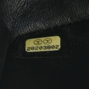 Chanel Black Embossed Leather Mademoiselle Lock Graffiti Shoulder Bag 154542