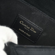Christian Dior Black Velvet Saddle Handbag 01-RU-0149 154545