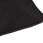 Chanel Black Satin Camellia Charm Chain Handbag 154546