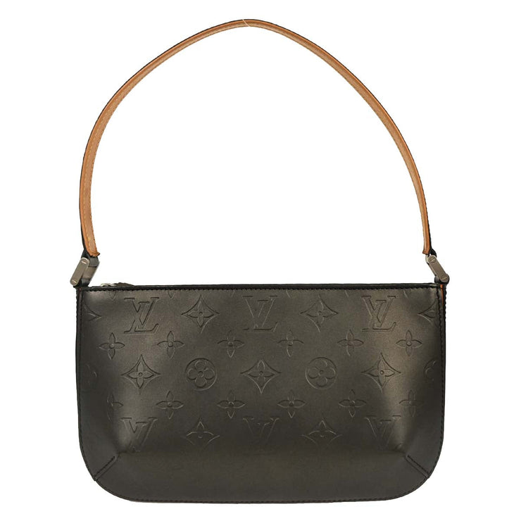 Louis Vuitton Black Monogram Mat Fowler Handbag M55142 MI0092 154547