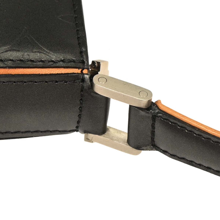 Louis Vuitton Black Monogram Mat Fowler Handbag M55142 MI0092 154547