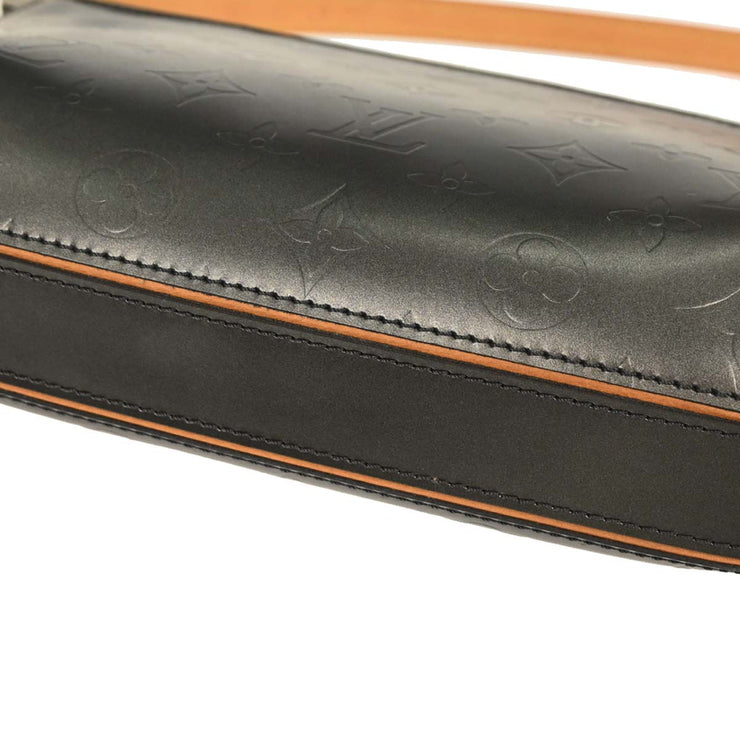 Louis Vuitton Black Monogram Mat Fowler Handbag M55142 MI0092 154547