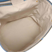 Hermes Blue Jean Toile H Taurillon Clemence Intercity Vanity Handbag B Square:G 154550