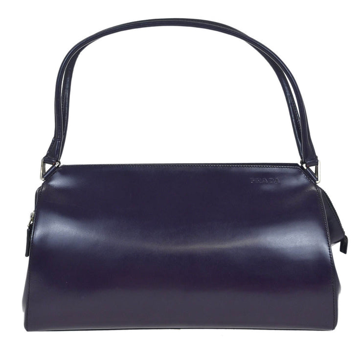 Prada Purple Leather Handbag 7 154555