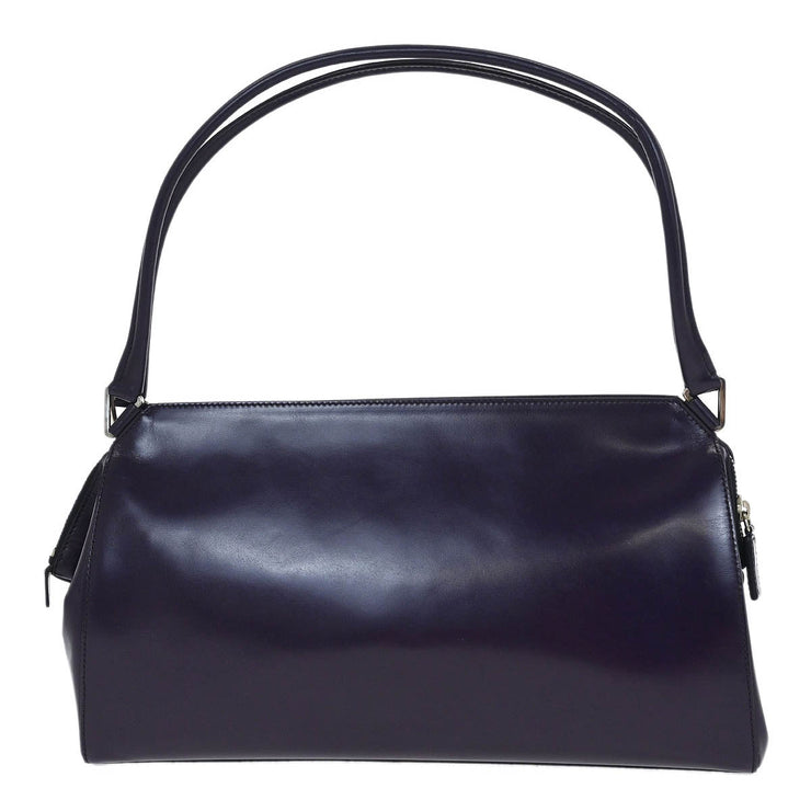Prada Purple Leather Handbag 7 154555