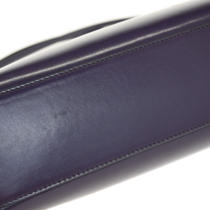 Prada Purple Leather Handbag 7 154555