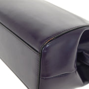 Prada Purple Leather Handbag 7 154555