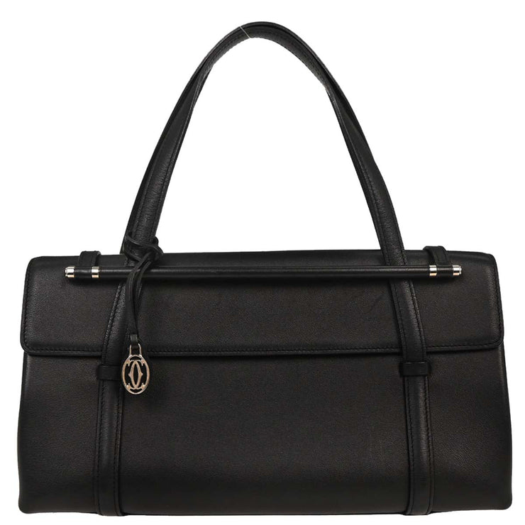 Cartier Black Cabochon Handbag ELLK 154556