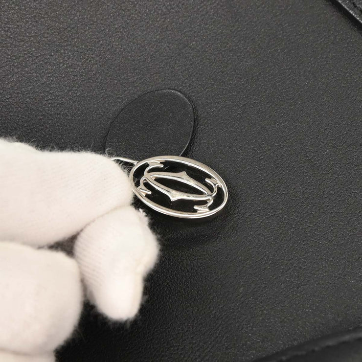 Cartier Black Cabochon Handbag ELLK 154556