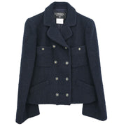 Chanel Jacket Black 95A #38 154558