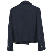 Chanel Jacket Black 95A #38 154558