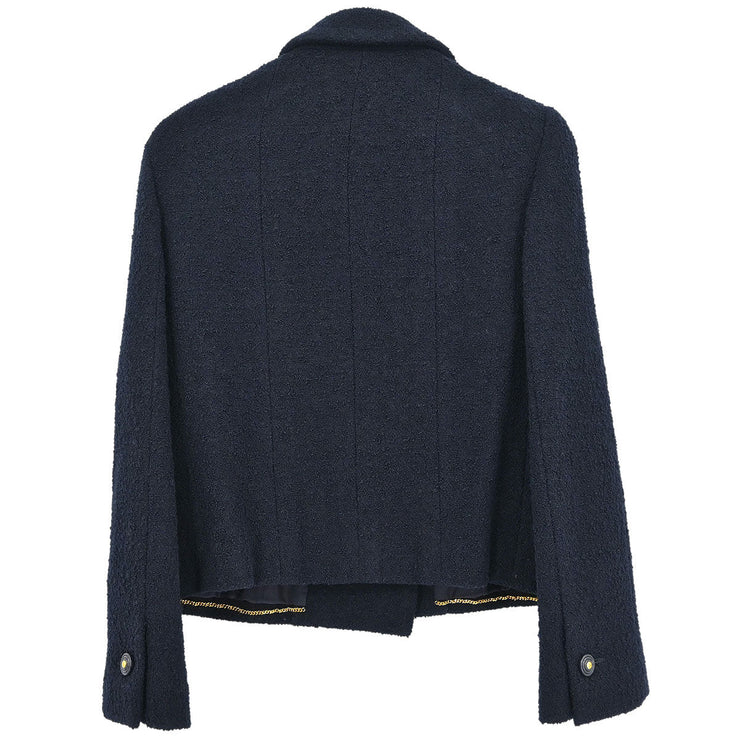 Chanel Jacket Black 95A #38 154558
