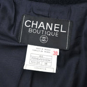 Chanel Jacket Black 95A #38 154558
